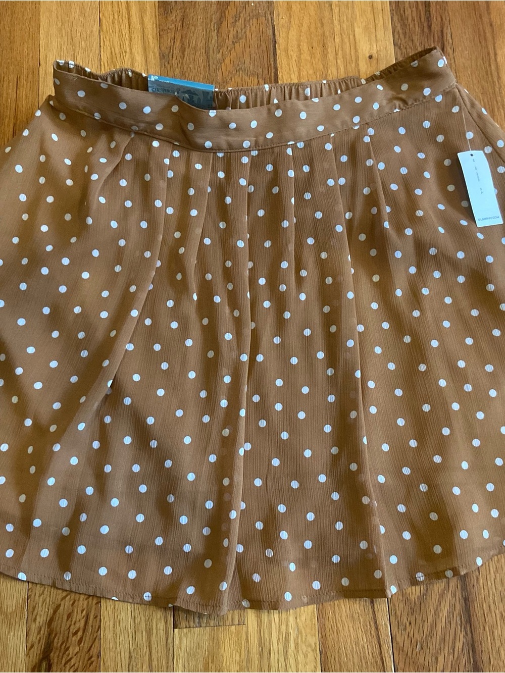 Cute Old Navy Brown Polka Dot Women’s Skirt